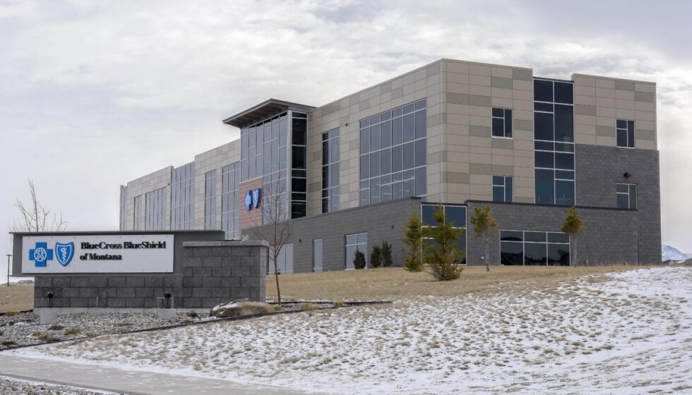 The Blue Cross Blue Shield of Montana building in Helena. Credit: Freddy Monares / Bozeman Daily Chronicle